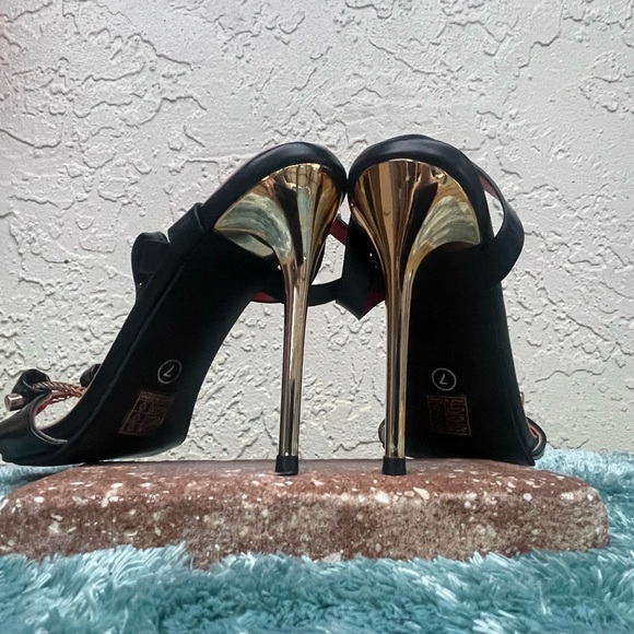 Pleaser RED insoles Haute couture heels size 7 TEENSTREETS - Picture 8 of 16